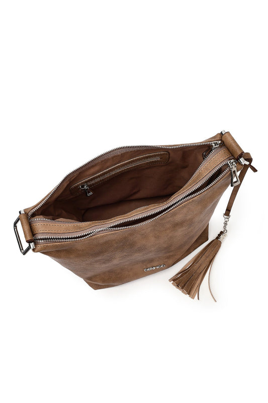 Kadın Vizon Uzun Askılı Omuz Çantası