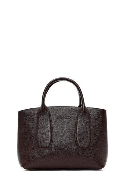 Kadın Kahverengi Uzun Askılı Deri Kol Çantası