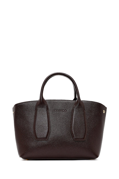 Kadın Kahverengi Uzun Askılı Deri Kol Çantası