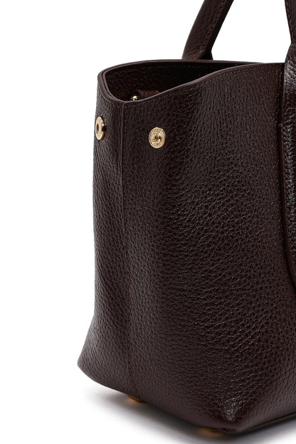 Kadın Kahverengi Uzun Askılı Deri Kol Çantası