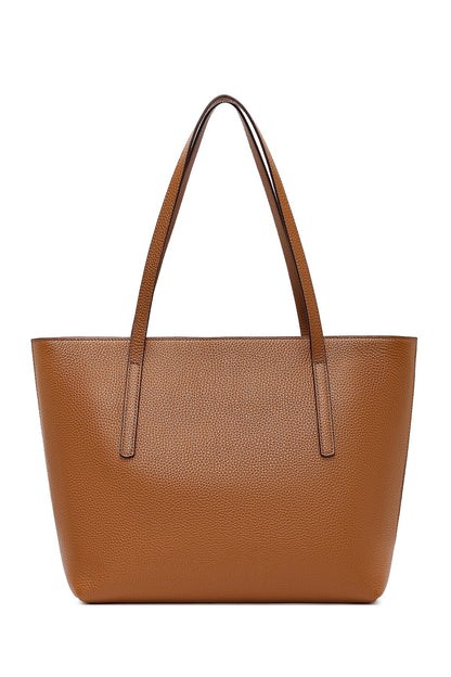 Kadın Taba Deri Omuz Çantası