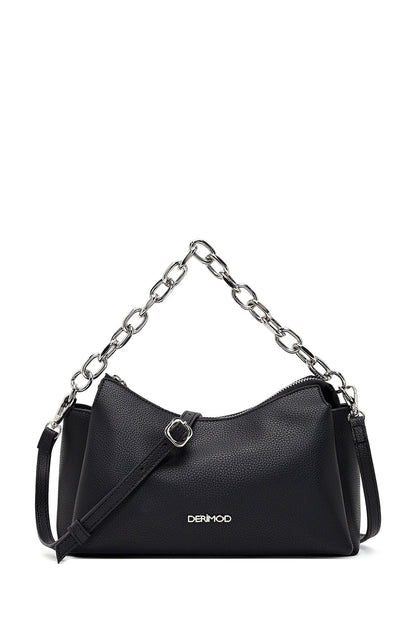 Kadın Siyah Uzun Askılı Çapraz Çanta