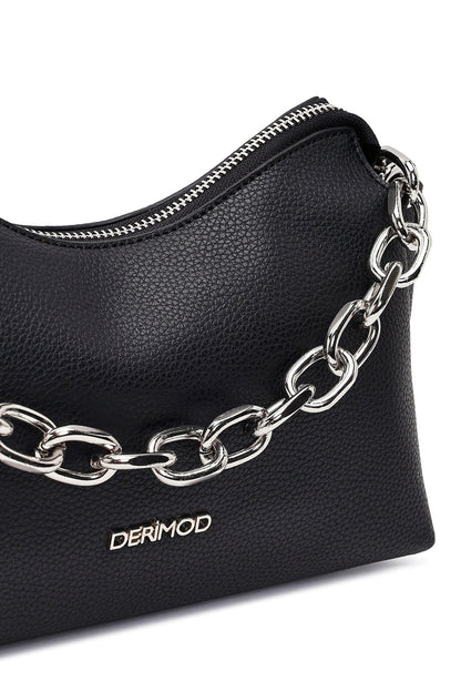 Kadın Siyah Uzun Askılı Çapraz Çanta