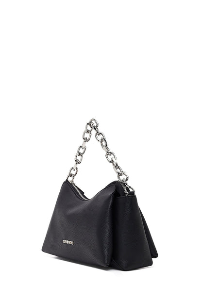 Kadın Siyah Uzun Askılı Çapraz Çanta