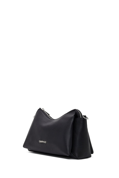 Kadın Siyah Uzun Askılı Çapraz Çanta