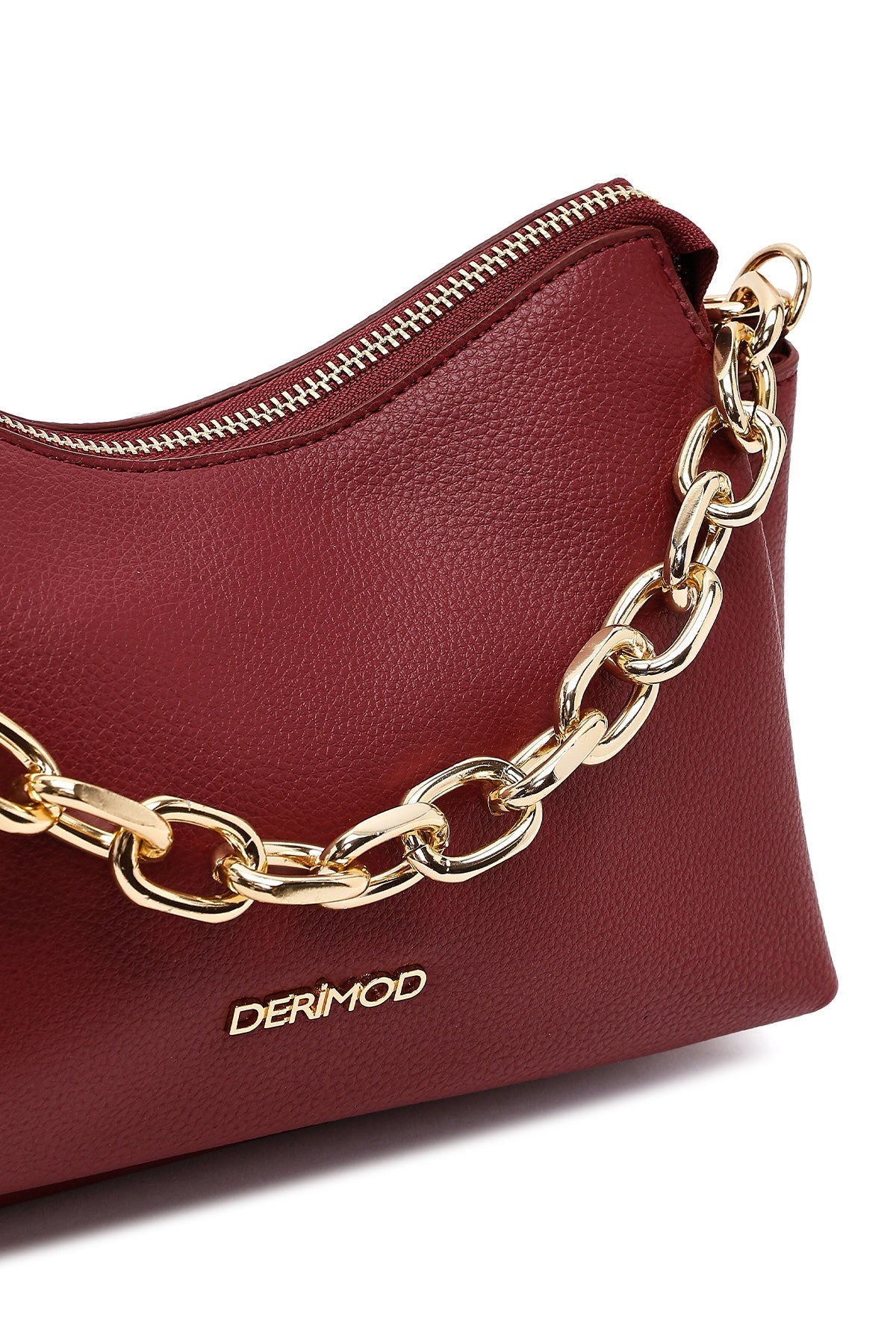 Kadın Bordo Uzun Askılı Çapraz Çanta