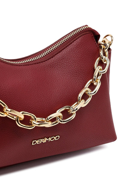 Kadın Bordo Uzun Askılı Çapraz Çanta