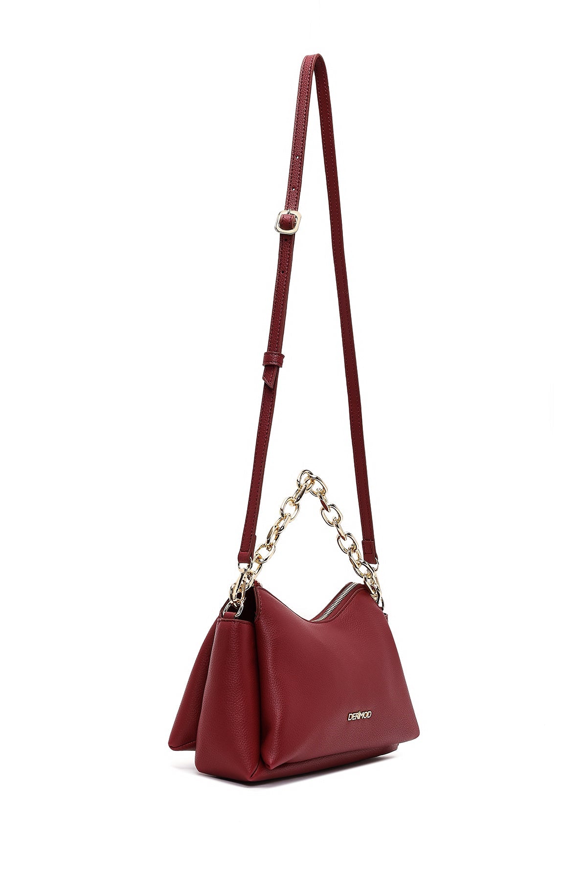 Kadın Bordo Uzun Askılı Çapraz Çanta