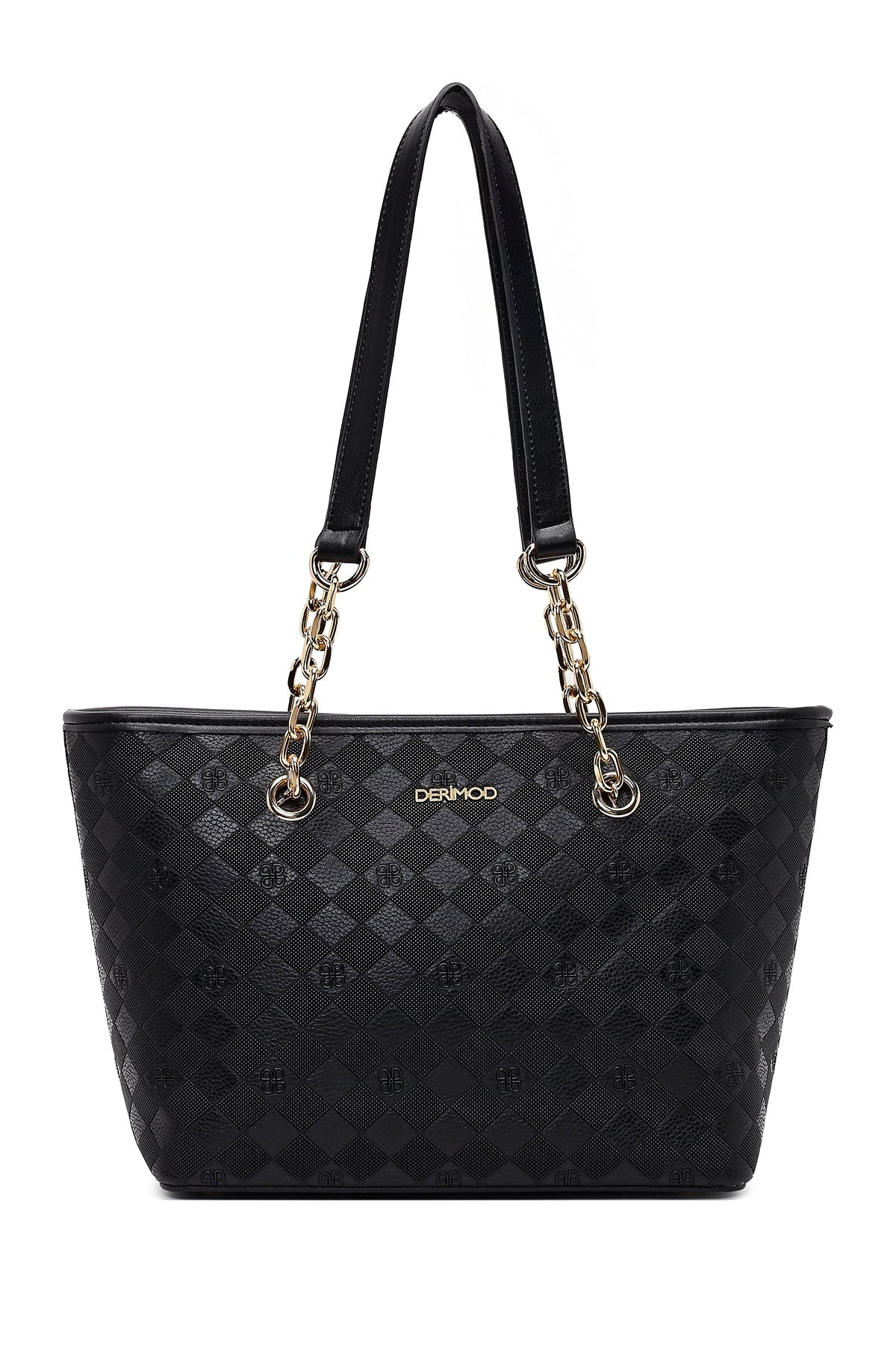 Kadın Siyah Baskılı Omuz Çantası