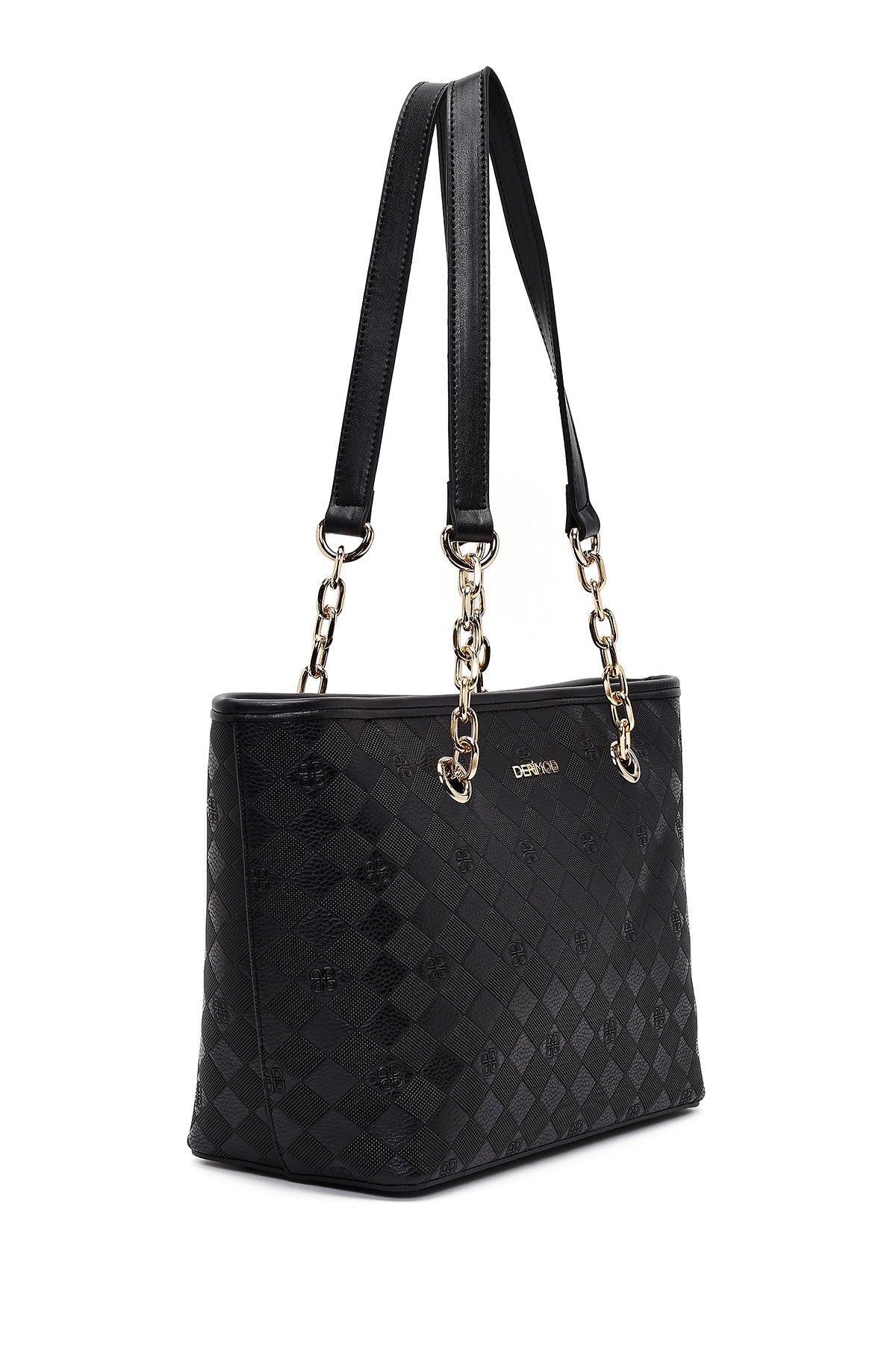 Kadın Siyah Baskılı Omuz Çantası