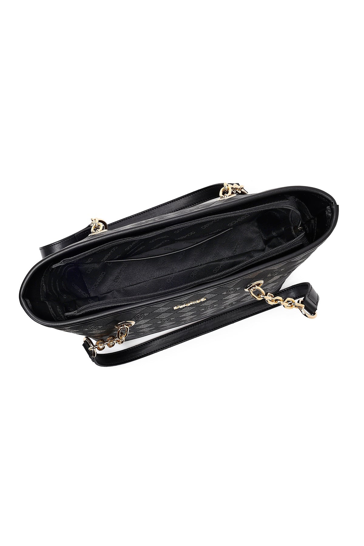 Kadın Siyah Baskılı Omuz Çantası