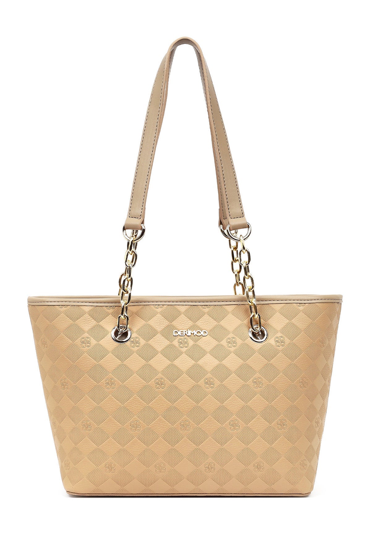 Kadın Bej Baskılı Omuz Çantası