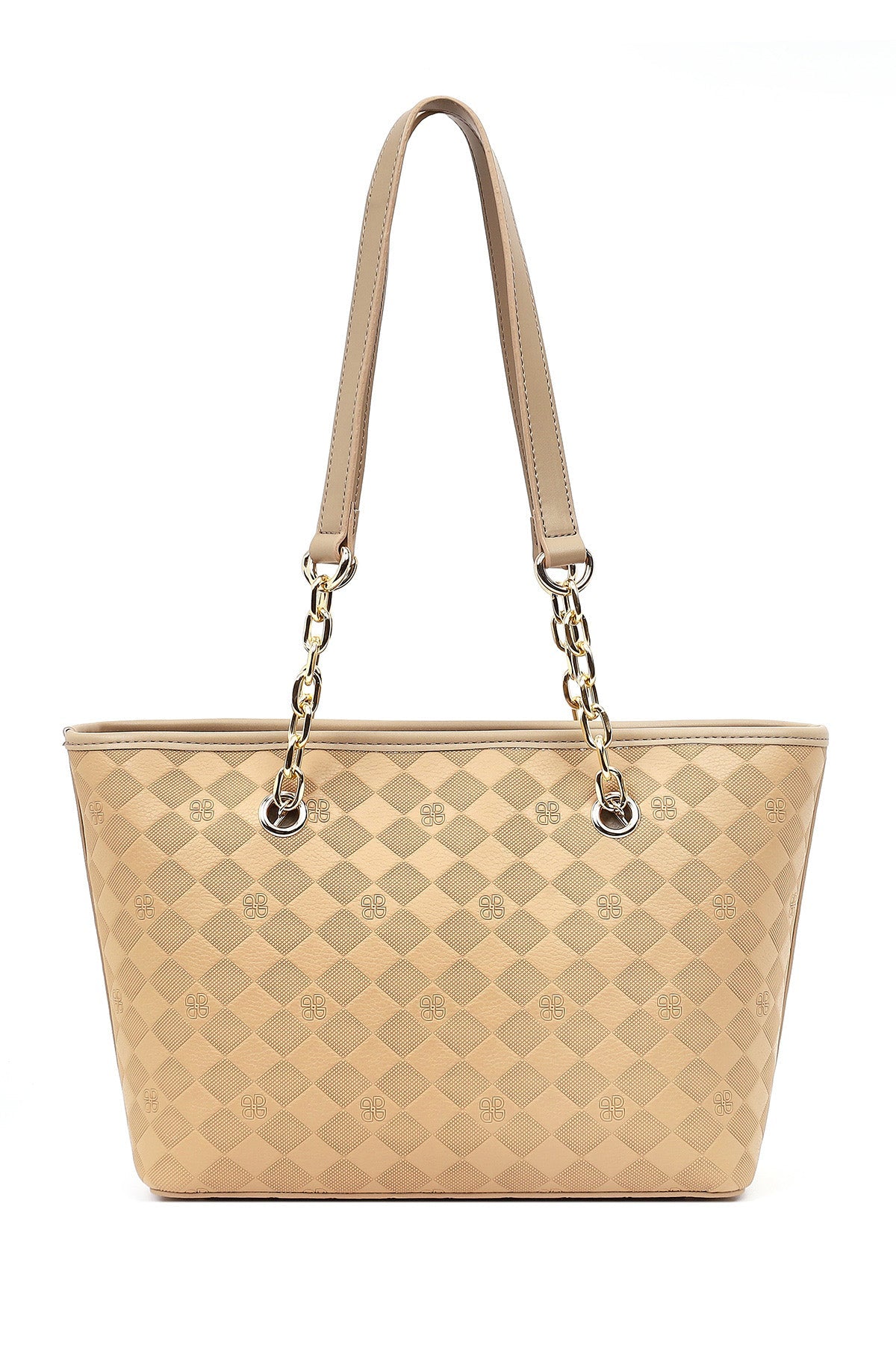 Kadın Bej Baskılı Omuz Çantası