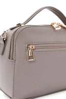 Kadın Vizon Uzun Askılı Baskılı Omuz Çantası