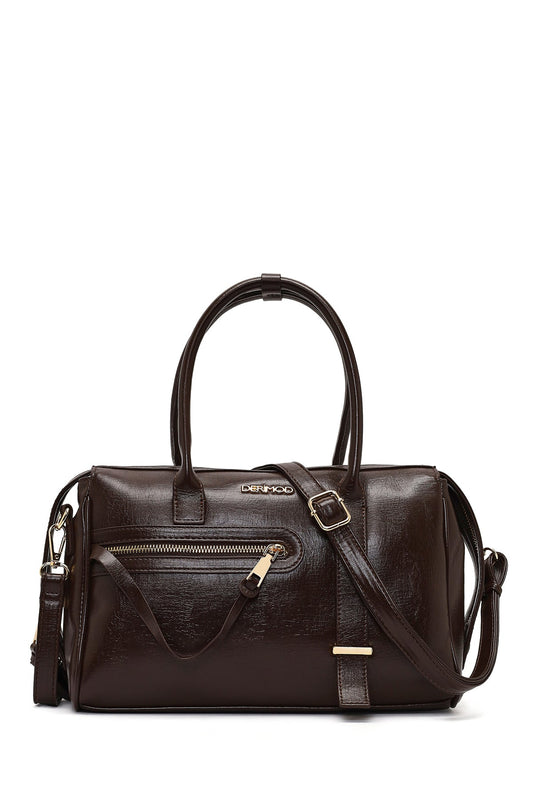 Kadın Kahverengi Uzun Askılı Kol Çantası