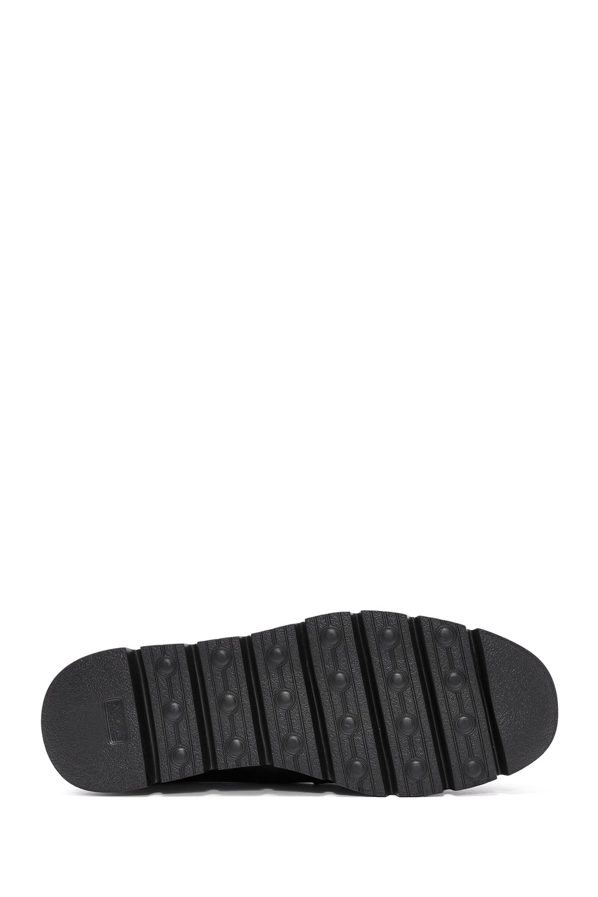 Kadın Siyah Toka Detaylı Deri Comfort Loafer