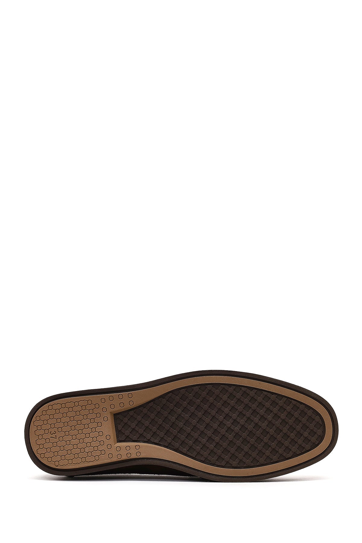 Kadın Kahverengi Tokalı Süet Deri Comfort Loafer