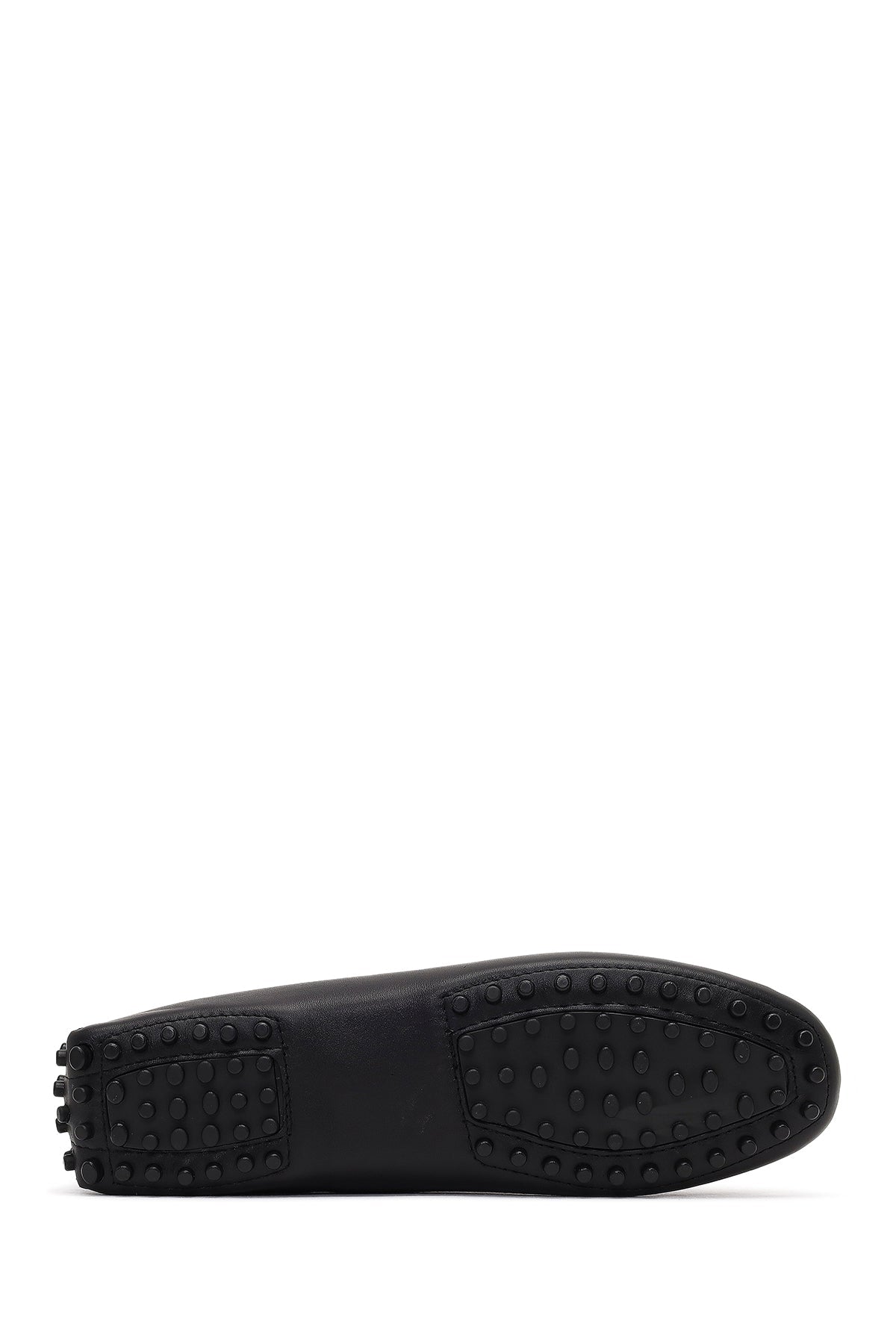 Kadın Siyah Püsküllü Deri Loafer