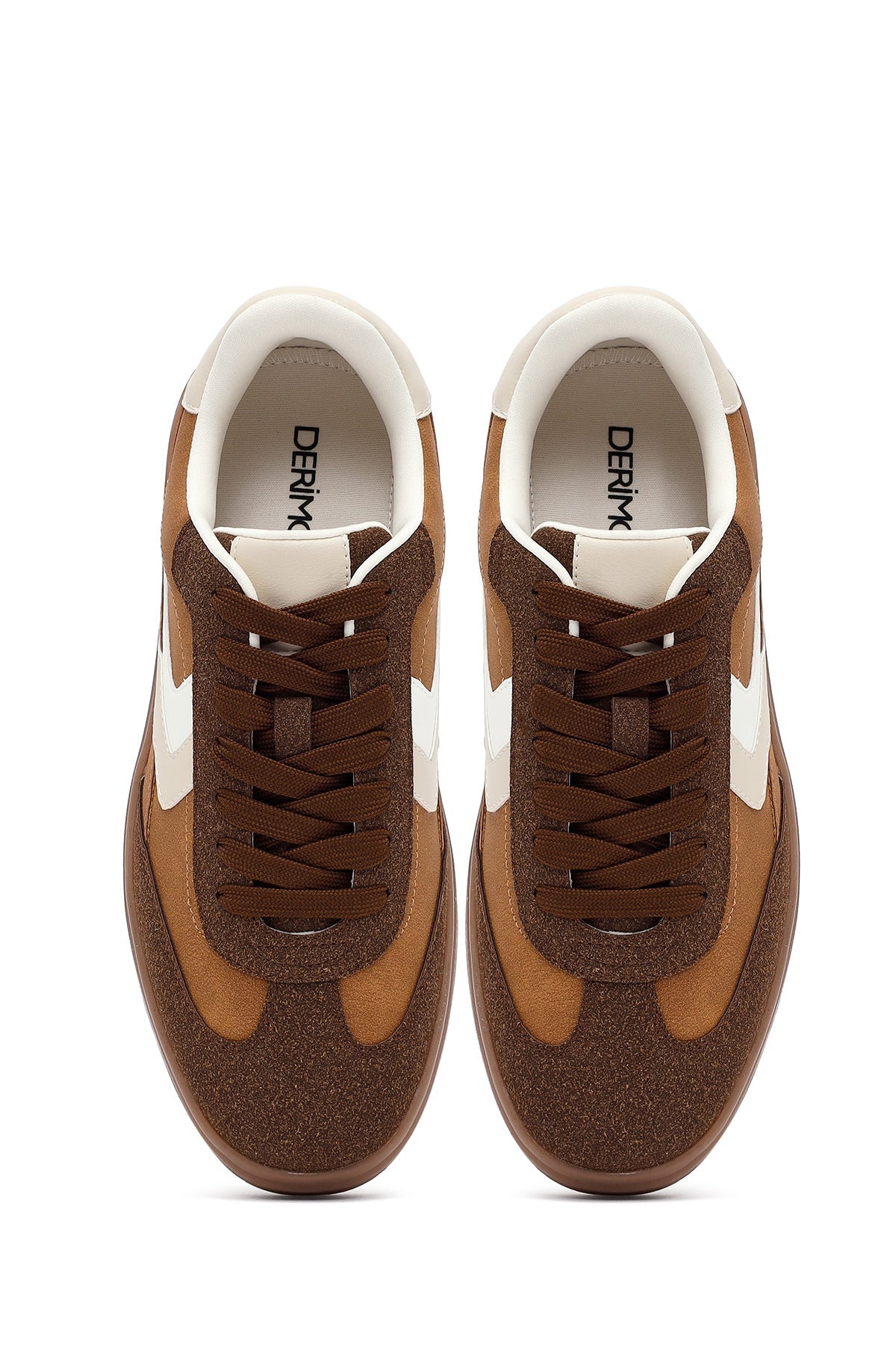 Kadın Camel Bağcıklı Kalın Tabanlı Sneaker