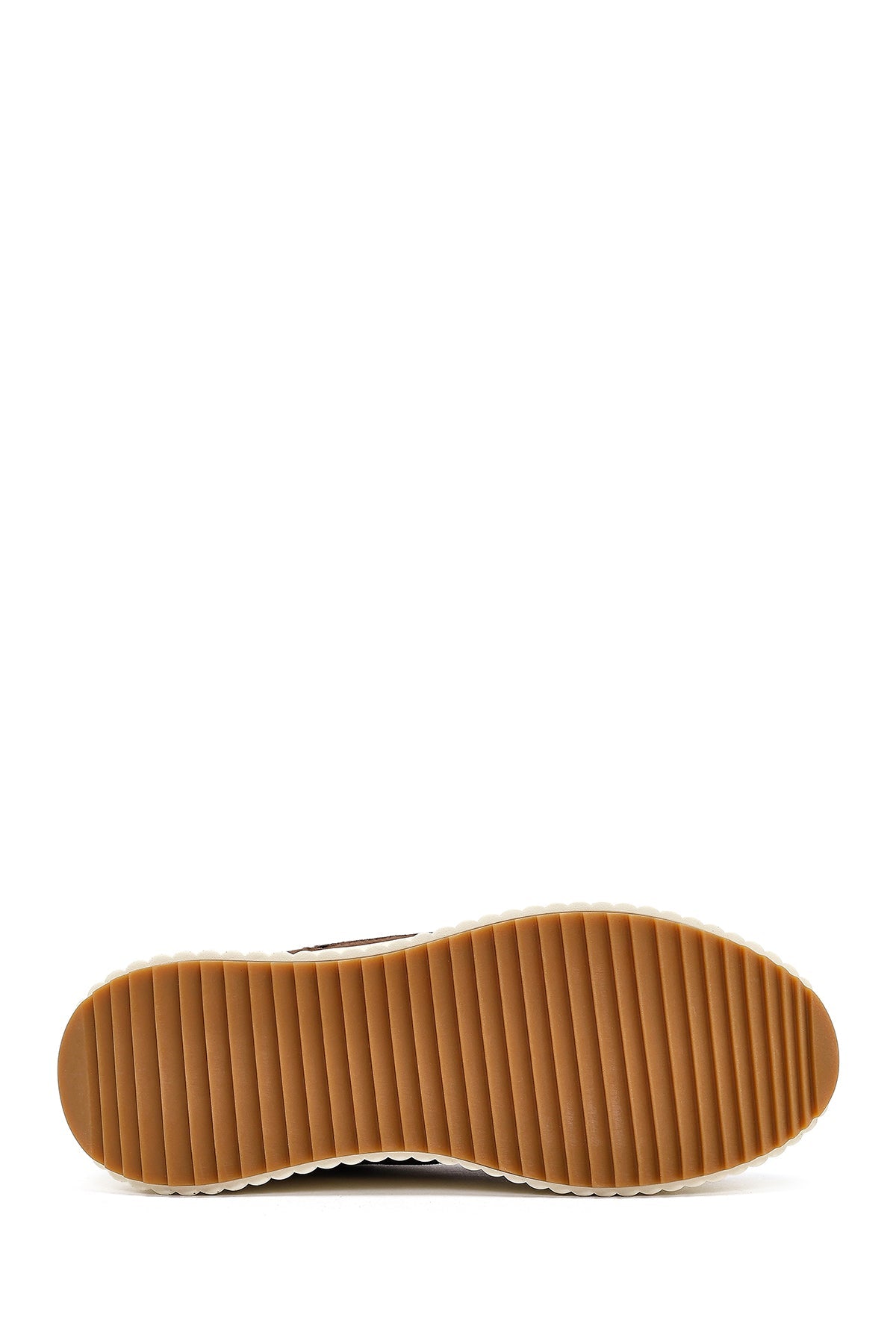 Kadın Kahverengi Bağcıklı Kalın Tabanlı Süet Sneaker