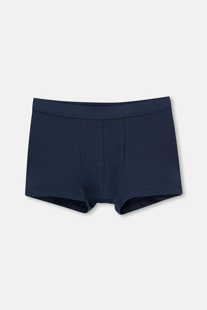 Mavi-siyah 5210 3'lü Desenli Pamuk Boxer