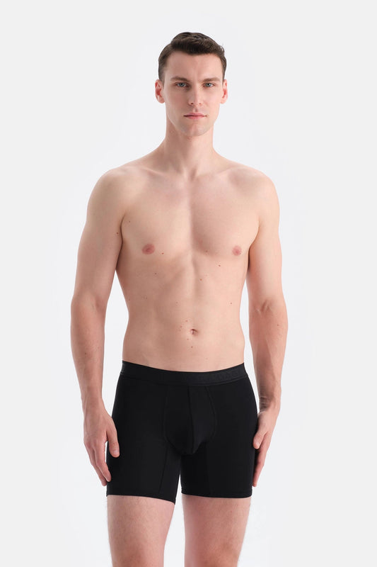 Siyah Düz Micro Modal Boxer