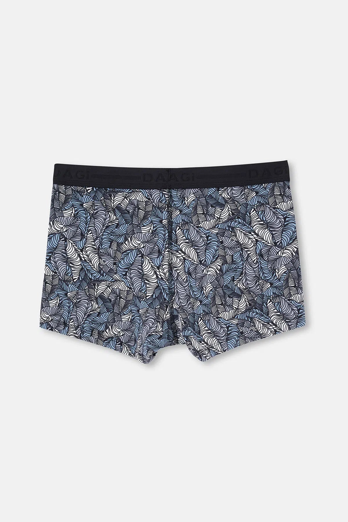 Siyah 5210 Desenli Pamuk Boxer