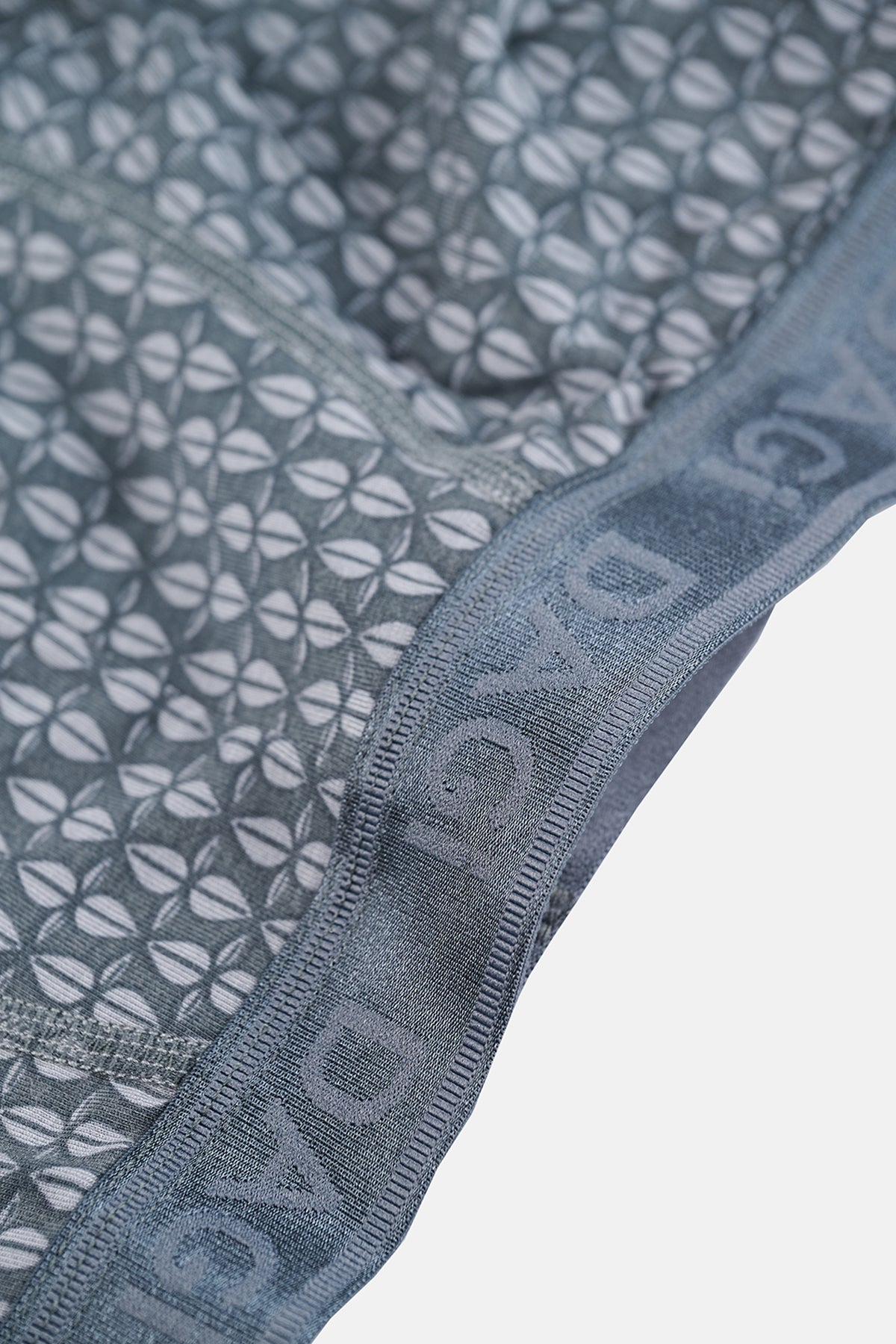 Koyu Gri Desenli Micro Modal Boxer