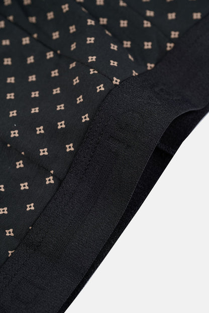 Gri Desenli Micro Modal Boxer