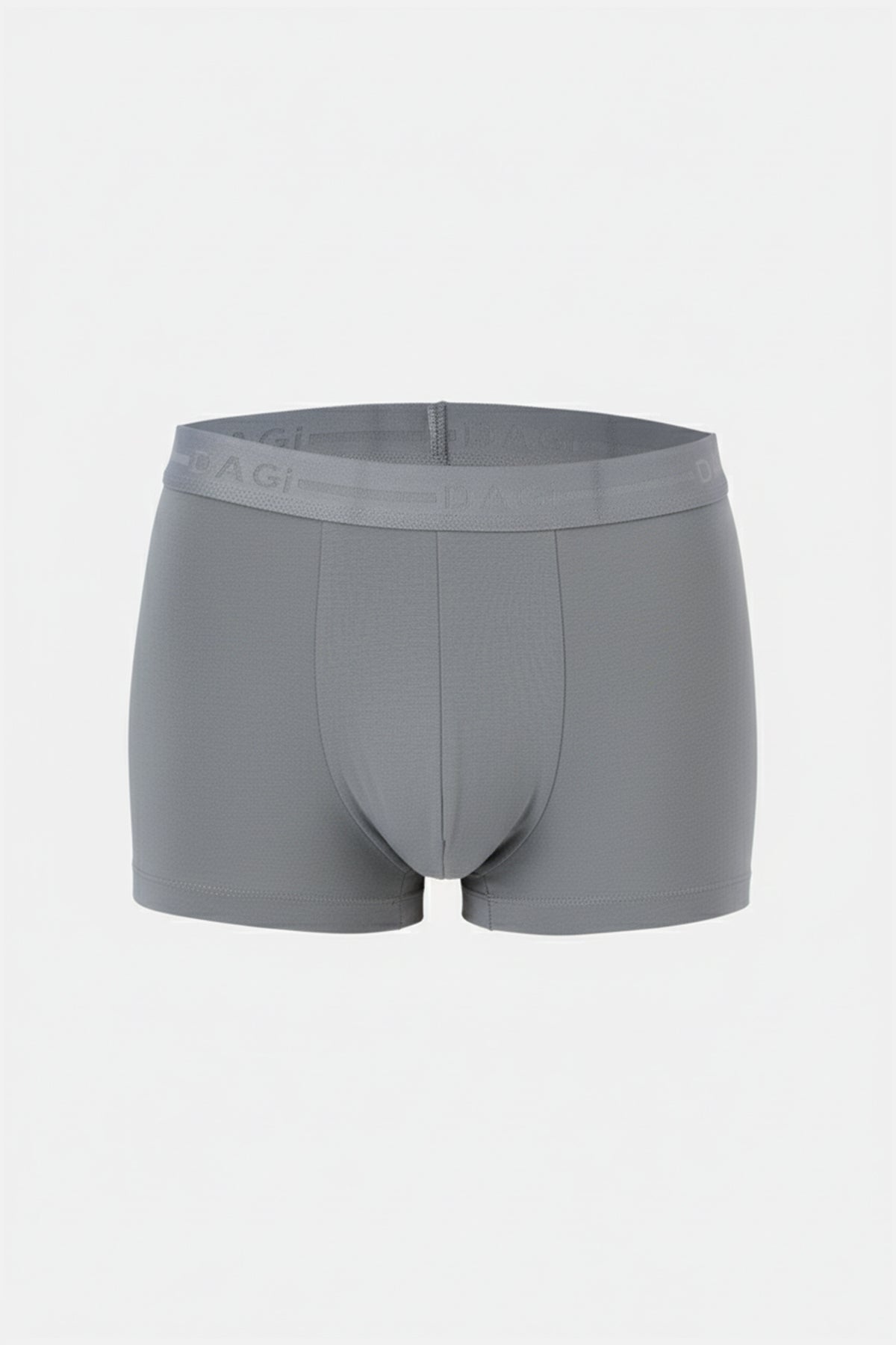 Gri-siyah 3'lü Desenli Pamuk Boxer