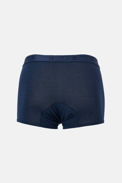 Lacivert Düz Micro Modal Boxer