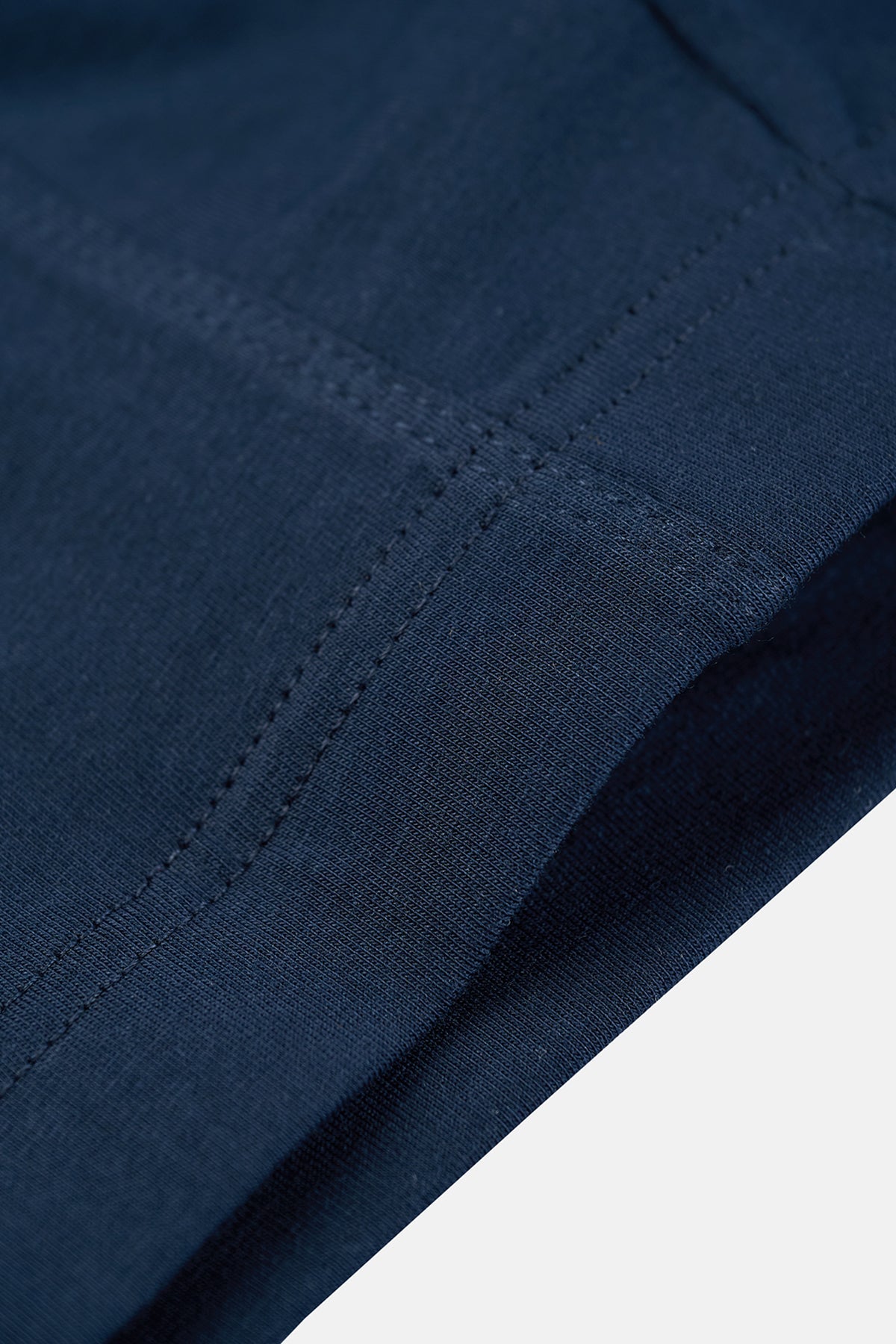 Beyaz-lacivert Düz Micro Modal Boxer