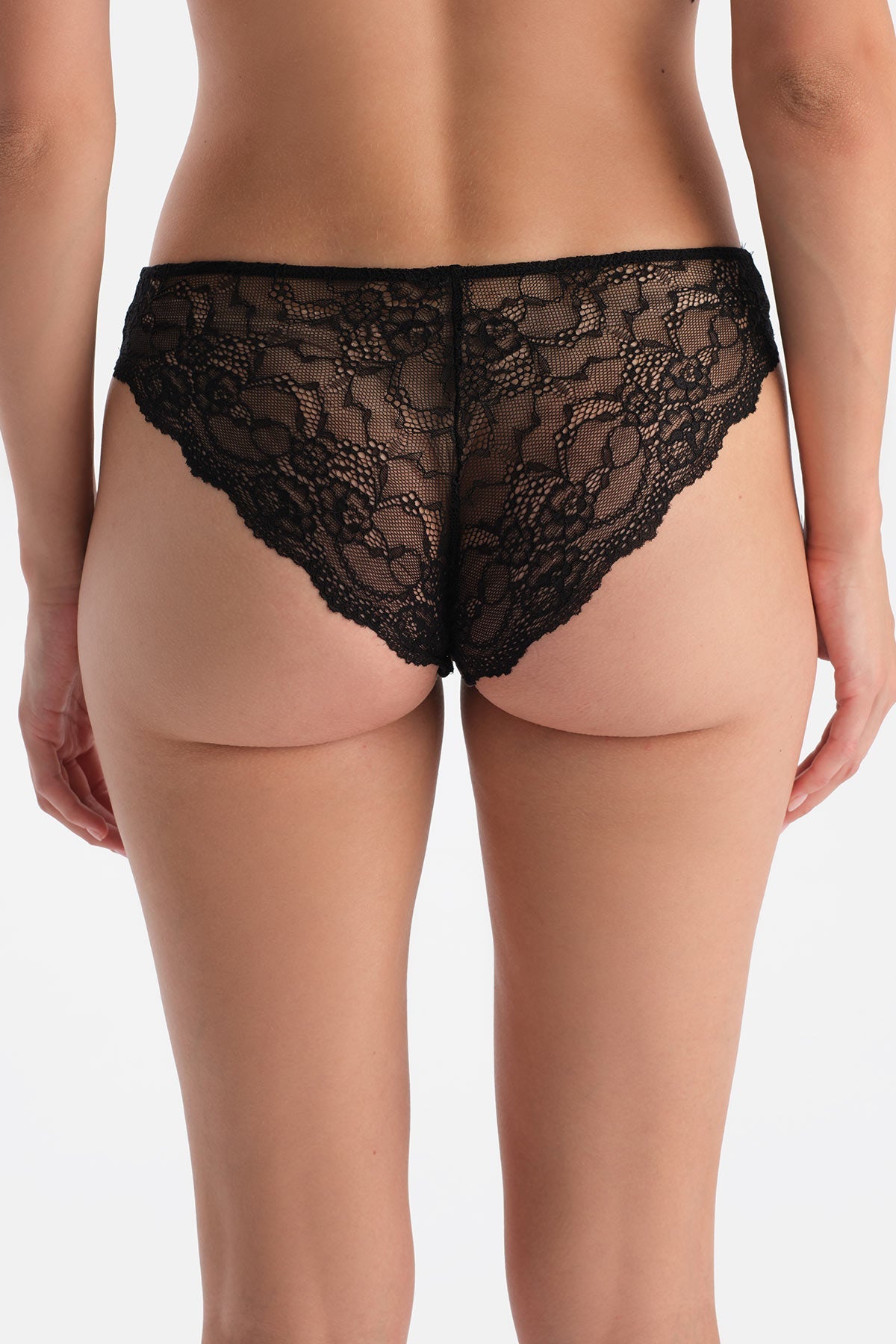 Kahverengi Dantel Detaylı Sütyen