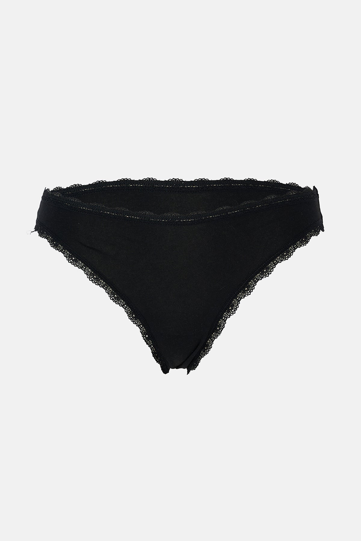 Bej-kahverengi-siyah Kadın 3'lü Desenli Brazilian Külot