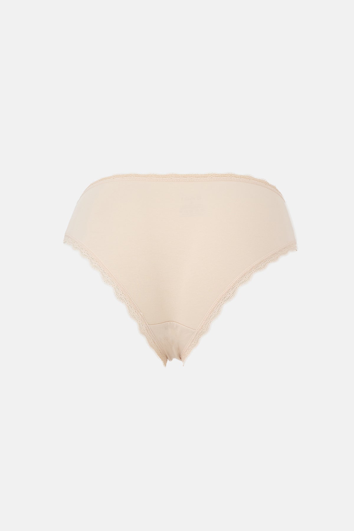 Ekru-pudra-vizon Kadın 3'lü Desenli Brazilian Külot