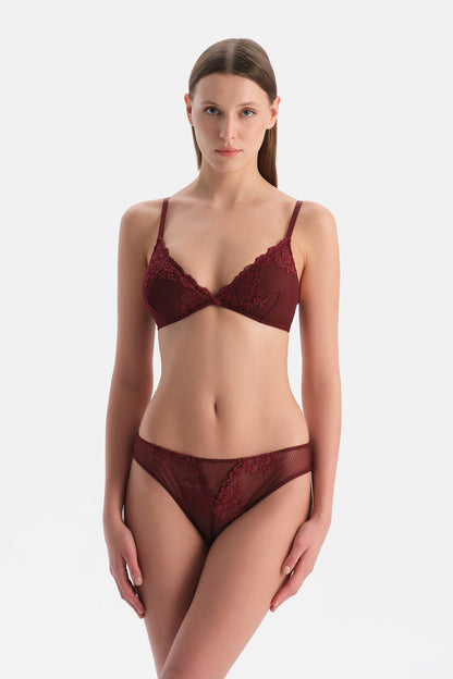 Bordo Dantelli Brief Külot