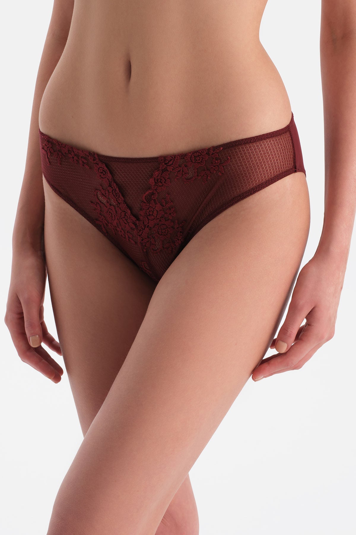 Bordo Dantelli Brief Külot