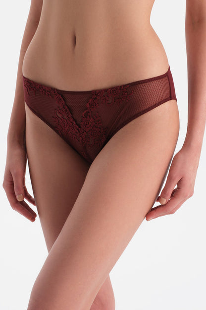 Bordo Dantelli Brief Külot