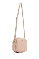 Kadın Bej Uzun Askılı Mini Çapraz Çanta