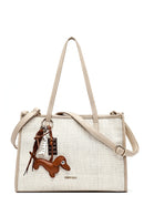 Kadın Bej Uzun Askılı Omuz Çantası