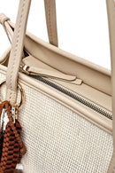 Kadın Bej Uzun Askılı Omuz Çantası