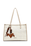 Kadın Bej Uzun Askılı Omuz Çantası