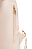 Kadın Beyaz Baskılı Sırt Çantası