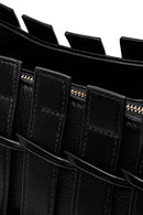 Kadın Siyah Uzun Askılı Örgü Kol Çantası