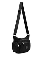 Kadın Siyah Kumaş Çapraz Çanta