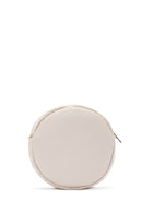 Kadın Beyaz Uzun Askılı Örgülü Mini Çapraz Çanta