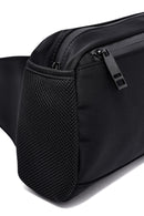 Erkek Siyah Kumaş Mini Bel Çantası