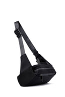 Erkek Siyah Kumaş Mini Bel Çantası