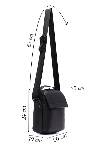D-pack Erkek Siyah Çapraz Çanta