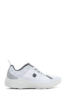 Kadın Beyaz Bağcıklı Kalın Tabanlı Sneaker